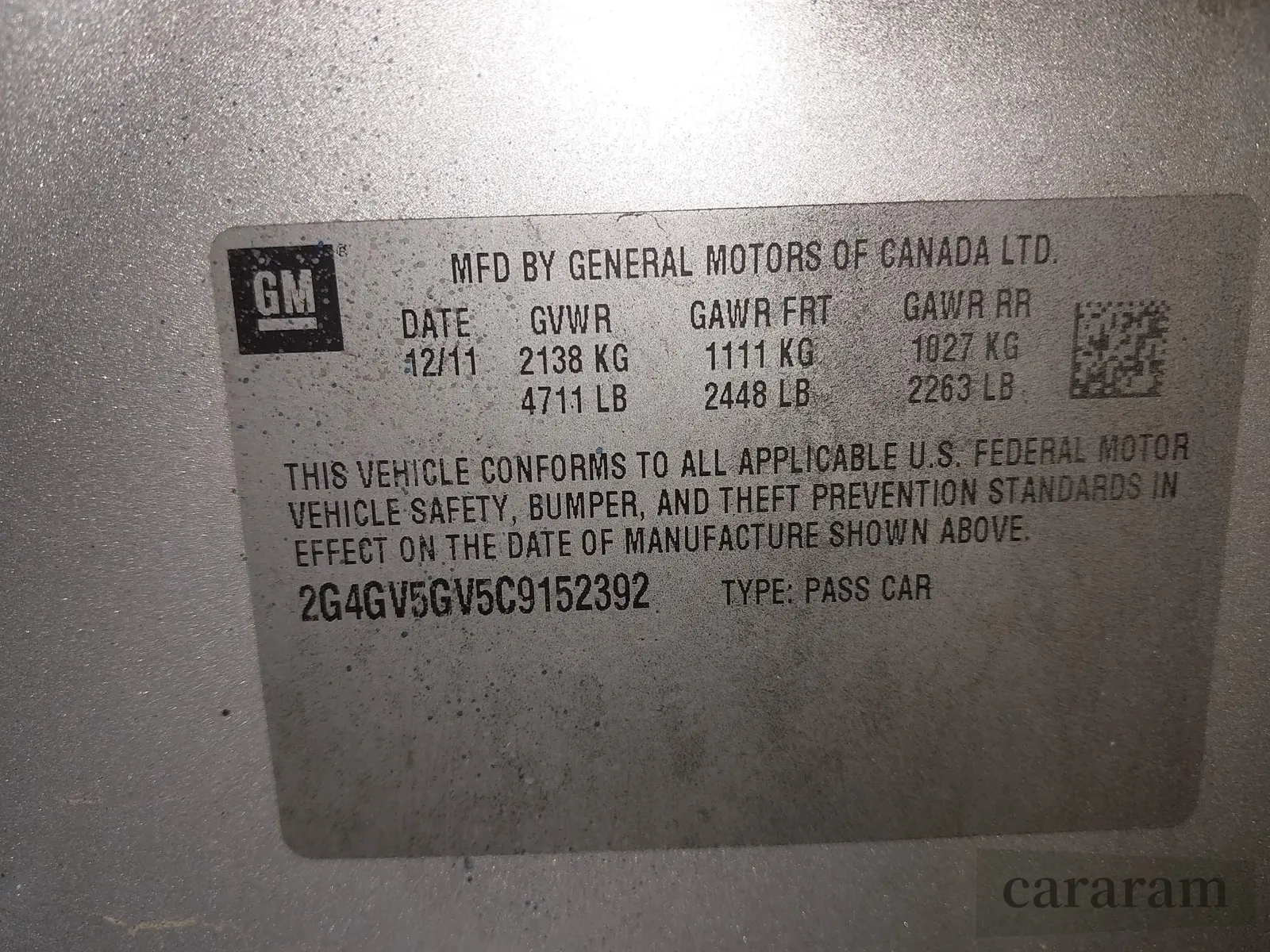 2012 Buick Regal GS