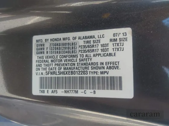 2014 Honda Odyssey EX-L