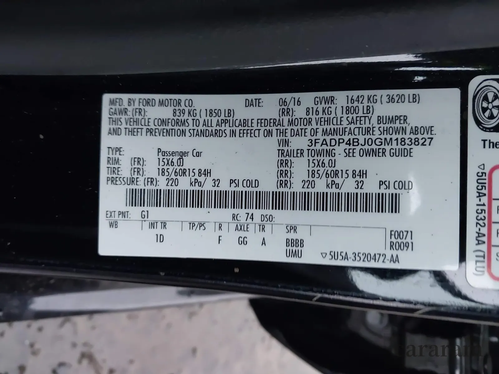 2016 Ford Fiesta SE