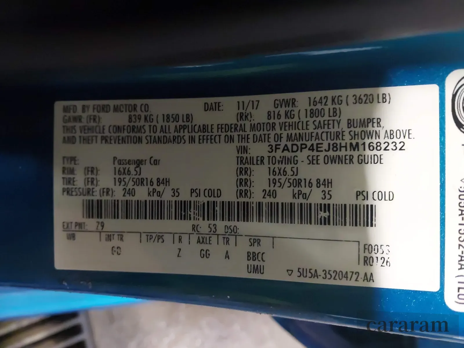 2017 Ford Fiesta SE