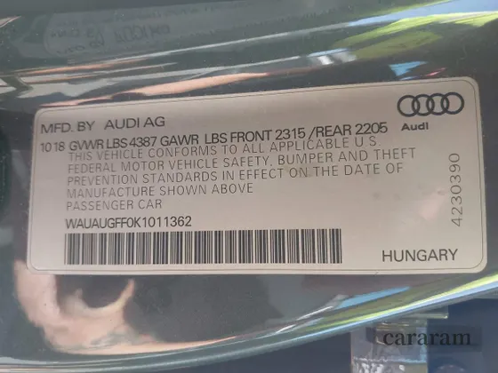 2019 Audi A3 Premium