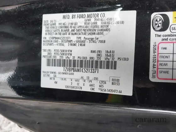 2012 Ford Mustang Premium