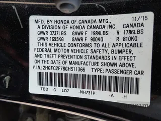 2016 Honda Civic EX