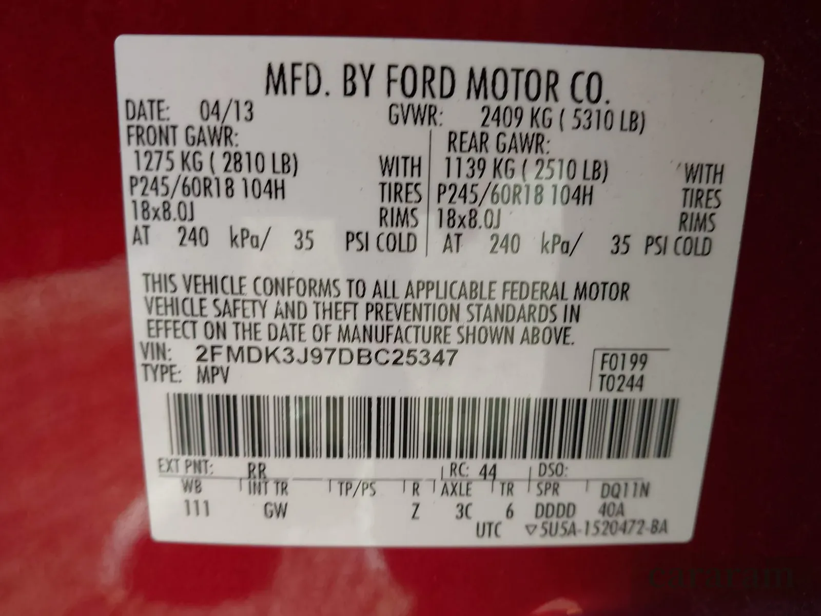 2013 Ford Edge SEL