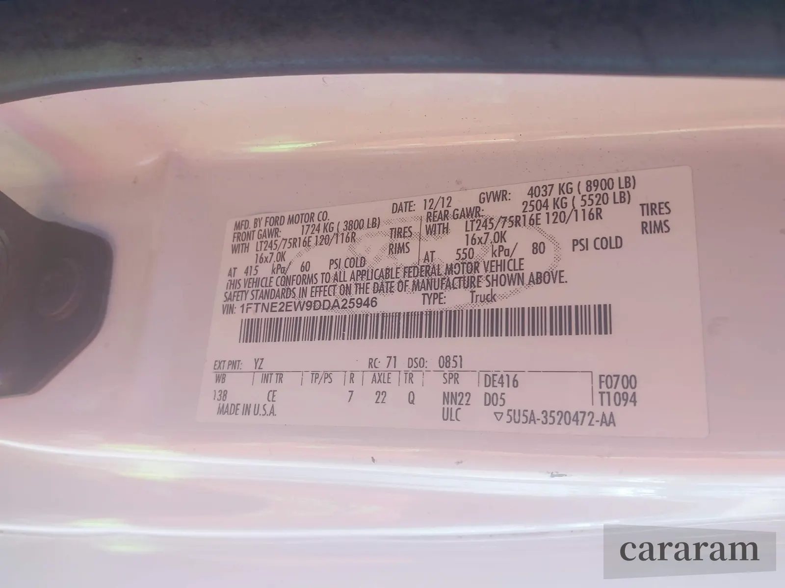 2013 Ford Econoline Cargo Commercial