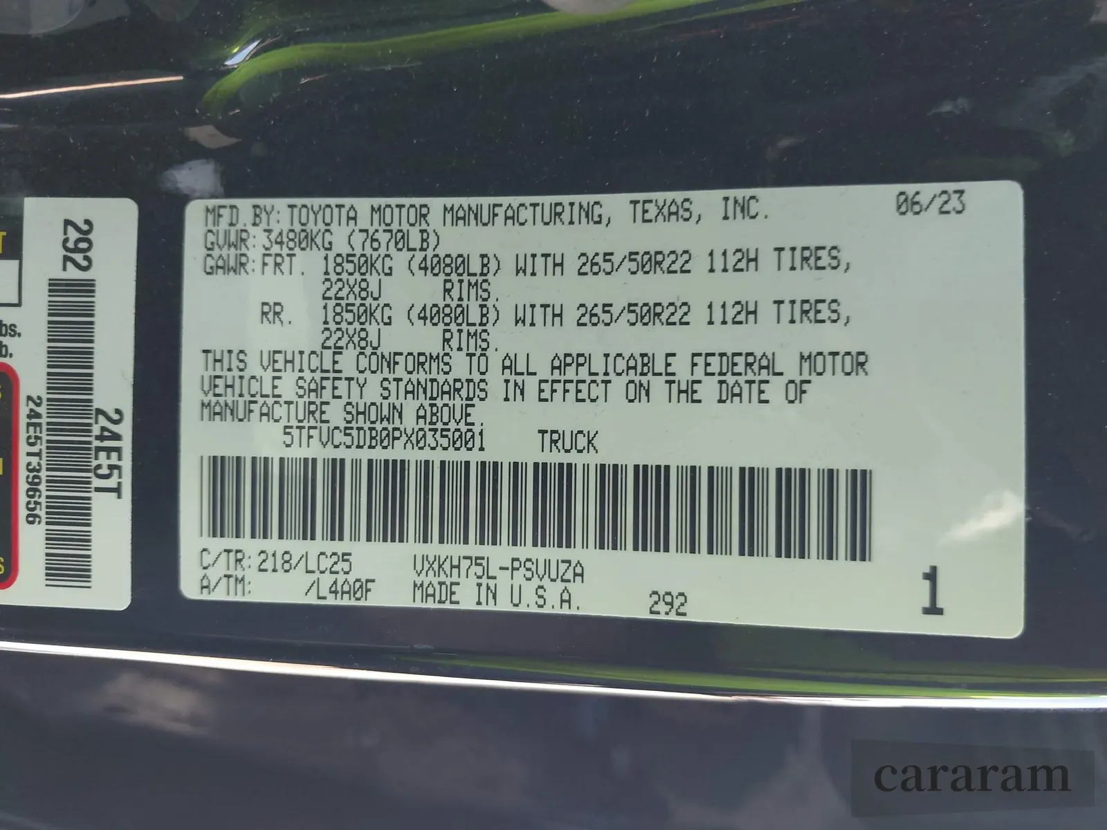 2023 Toyota Tundra Capstone Hybrid
