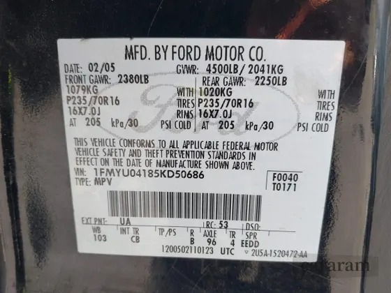 2005 Ford Escape Limited