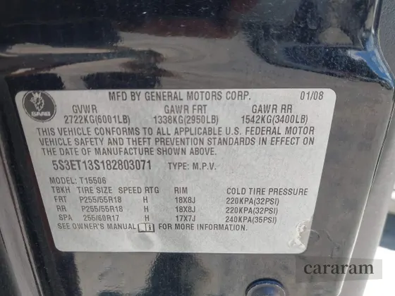 2008 Saab 9-7X