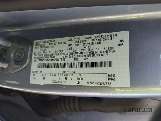2022 Ford Escape SE