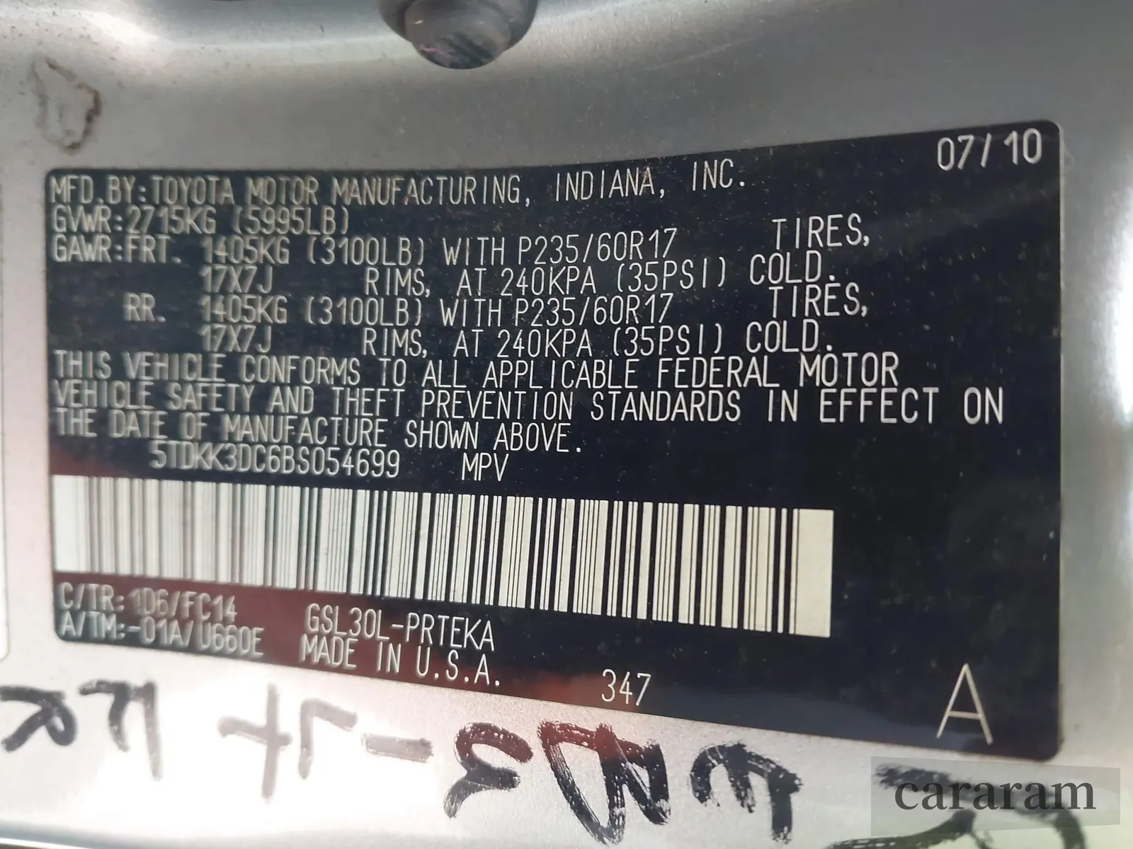 2011 Toyota Sienna LE