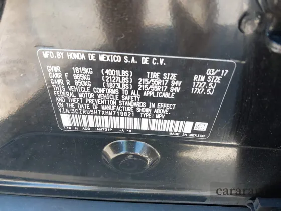 2017 Honda HR-V EX-L