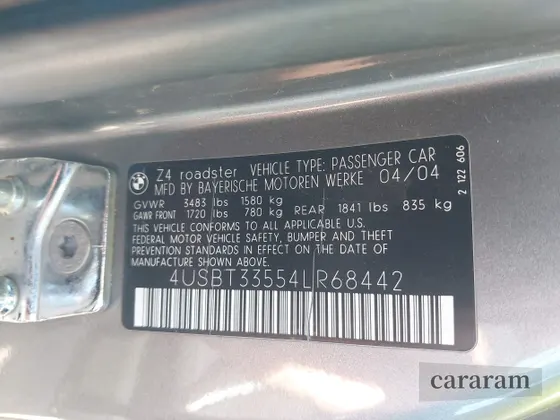 2004 BMW Z4 2.5i