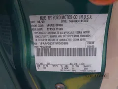 2000 Ford Focus ZTS