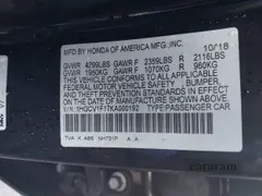 2019 Honda Accord LX