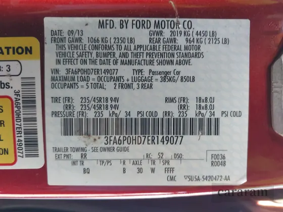 2014 Ford Fusion SE