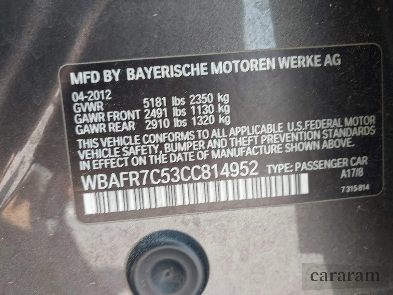 2012 BMW 5 Series 535i