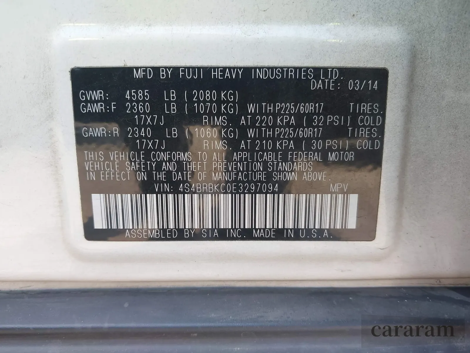 2014 Subaru Outback Limited