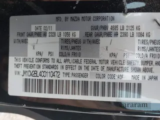 2012 Mazda 5 Sport