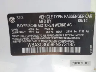 2015 BMW 3 Series 320i xDrive