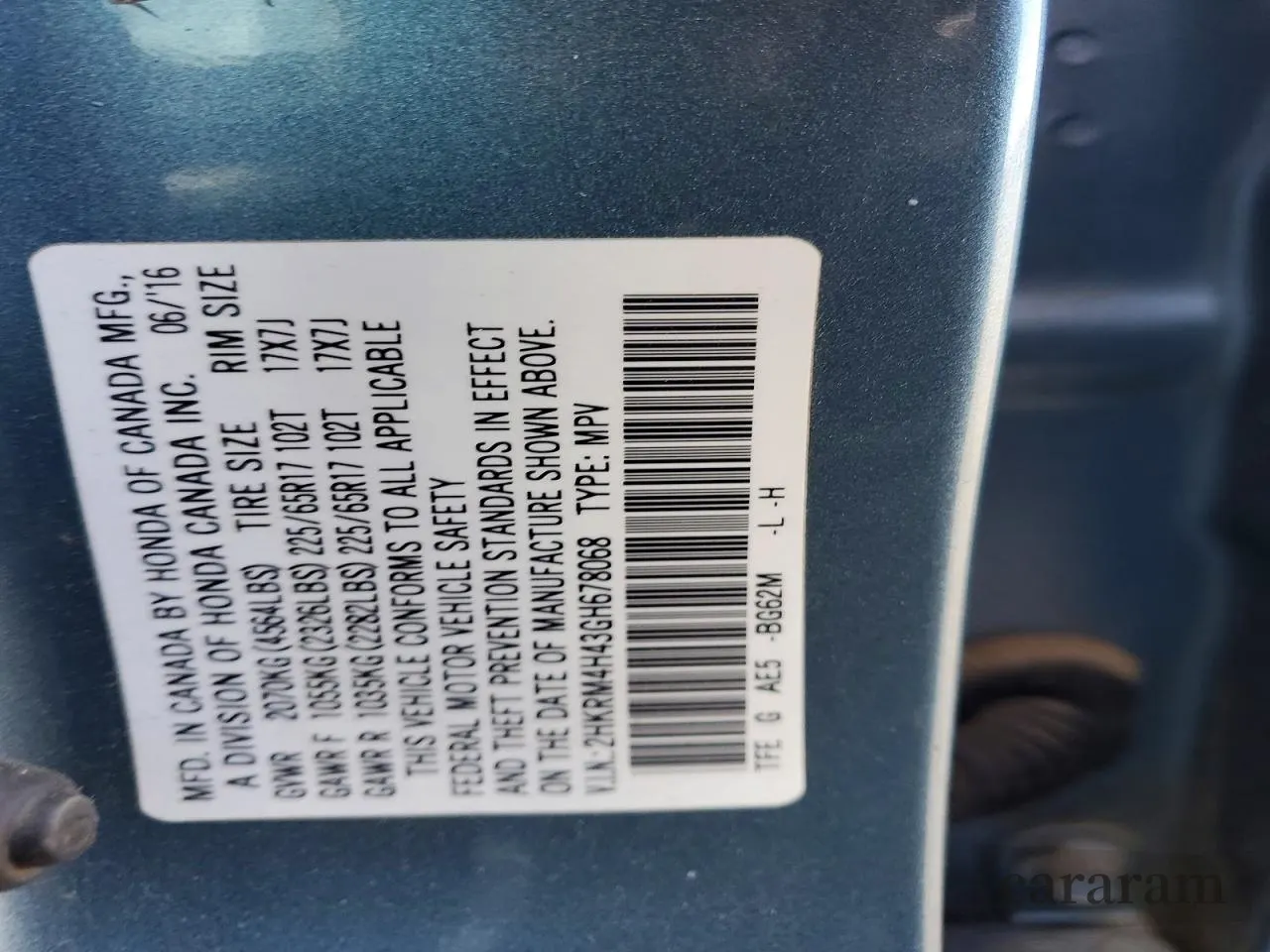 2016 Honda CR-V SE