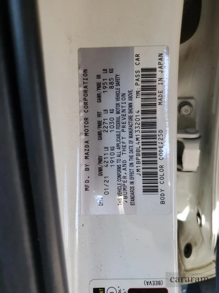 2021 Mazda 3 Select