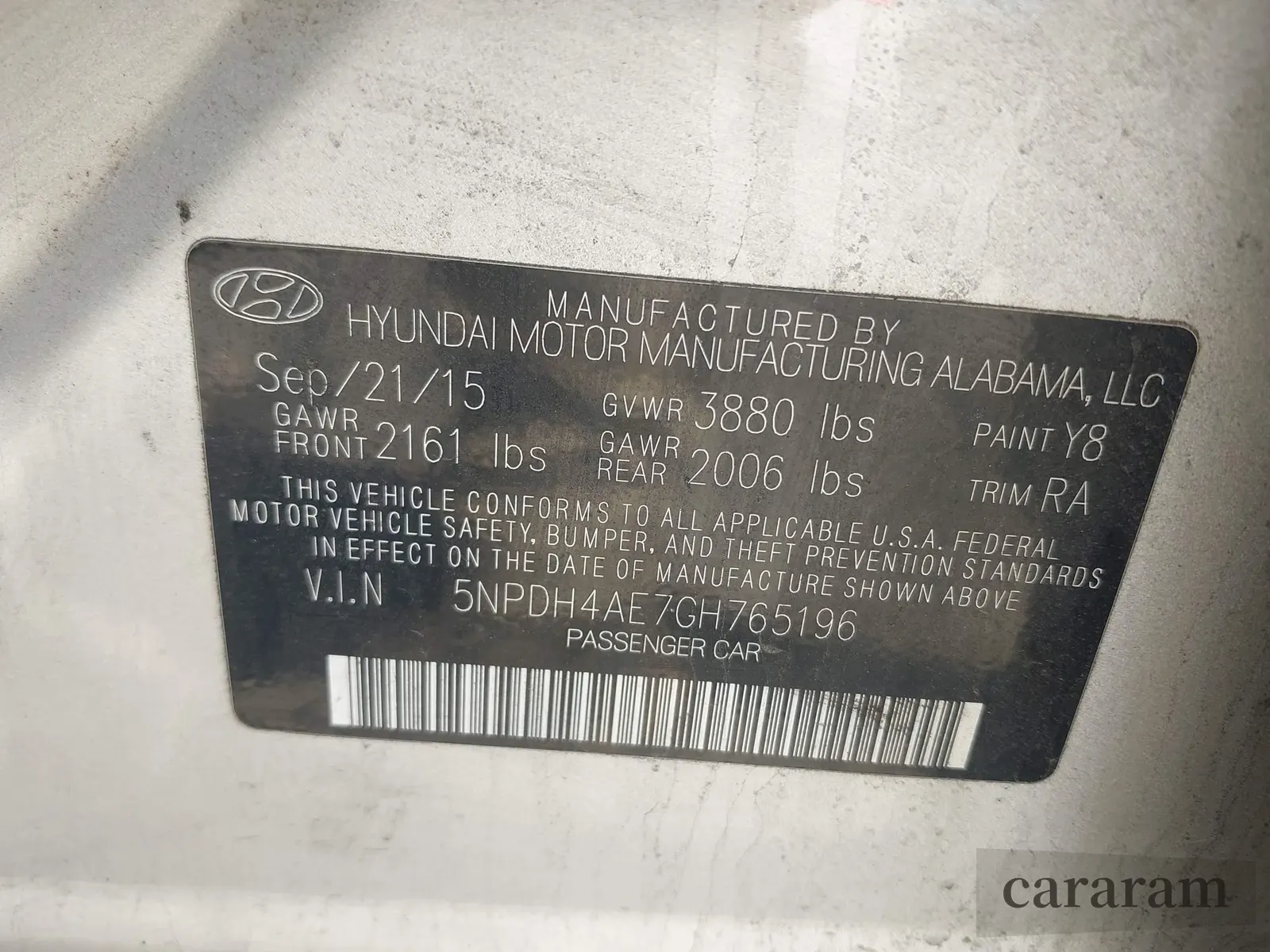 2016 Hyundai Elantra SE