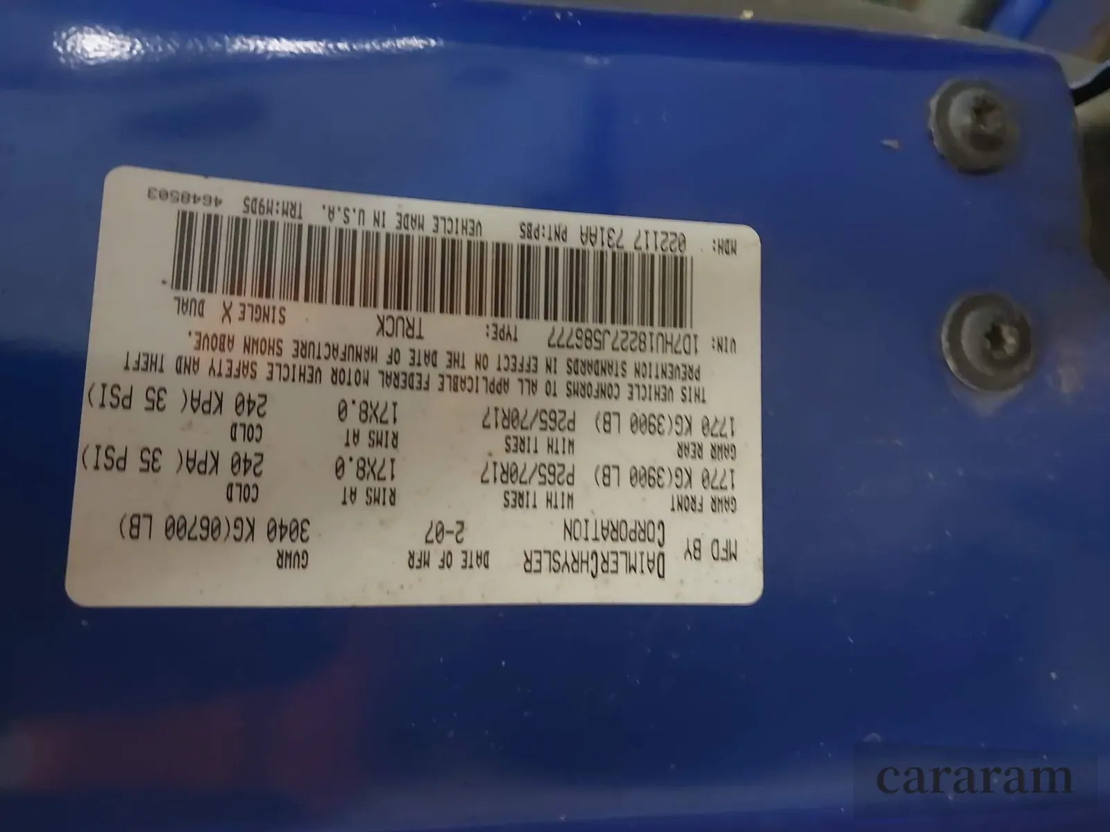 2007 Dodge 1500 SLT