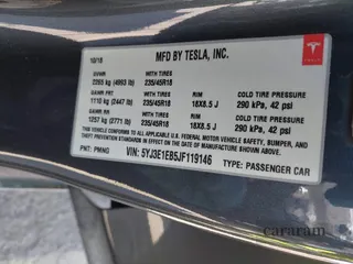 2018 Tesla Model 3 Long Range Battery