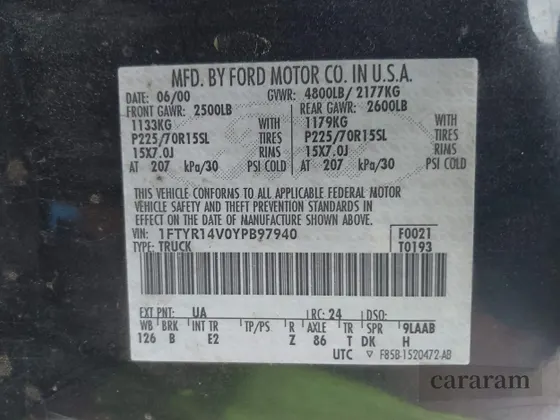 2000 Ford Ranger XL
