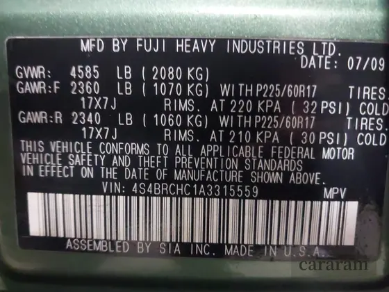2010 Subaru Outback Premium