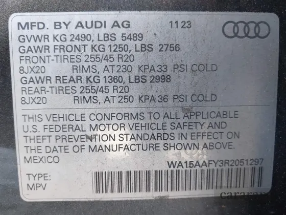 2024 Audi Q5 Sportback S line Premium Plus