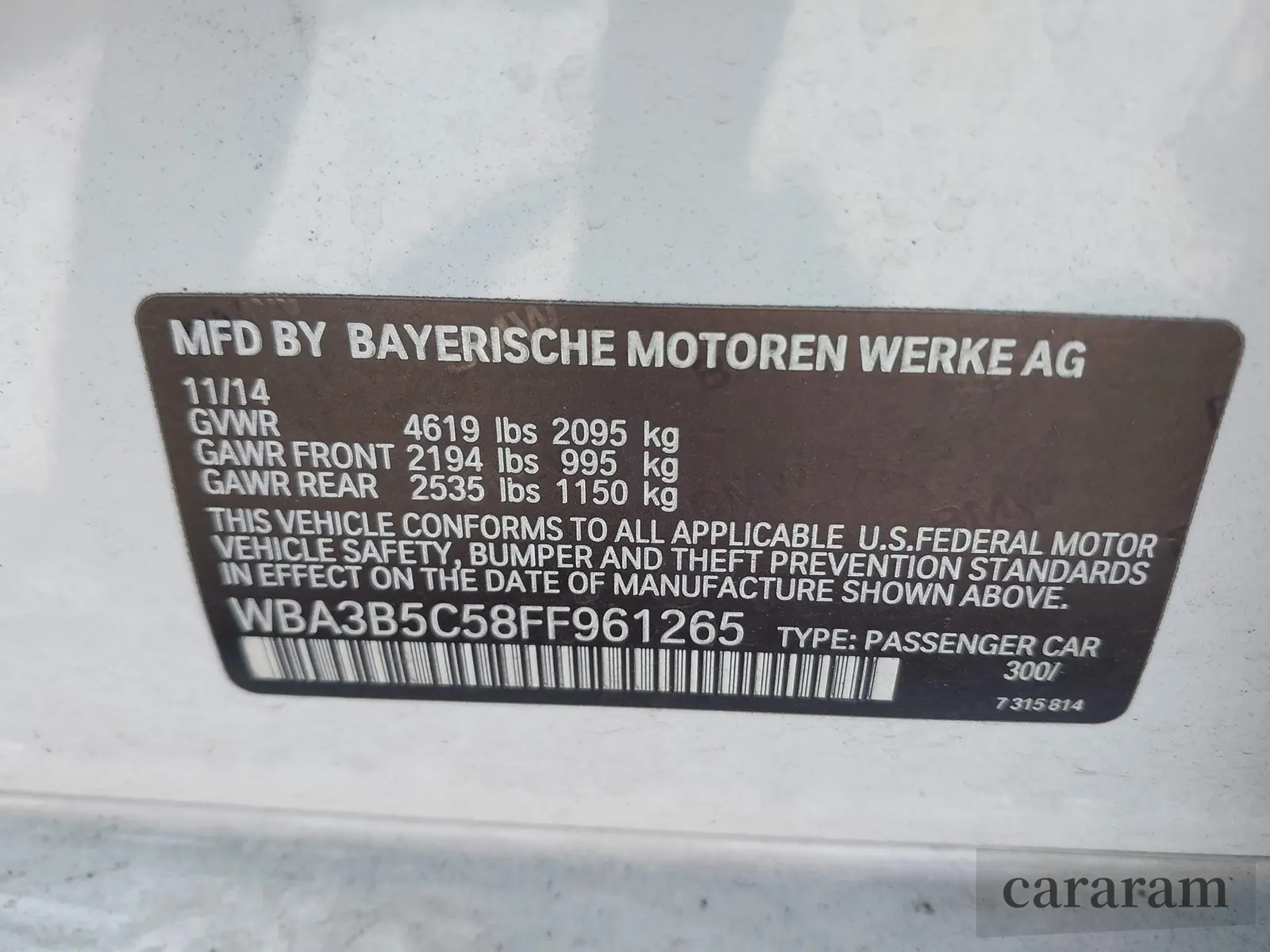 2015 BMW 3 Series 328i xDrive