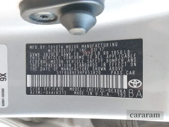 2017 Toyota Corolla LE