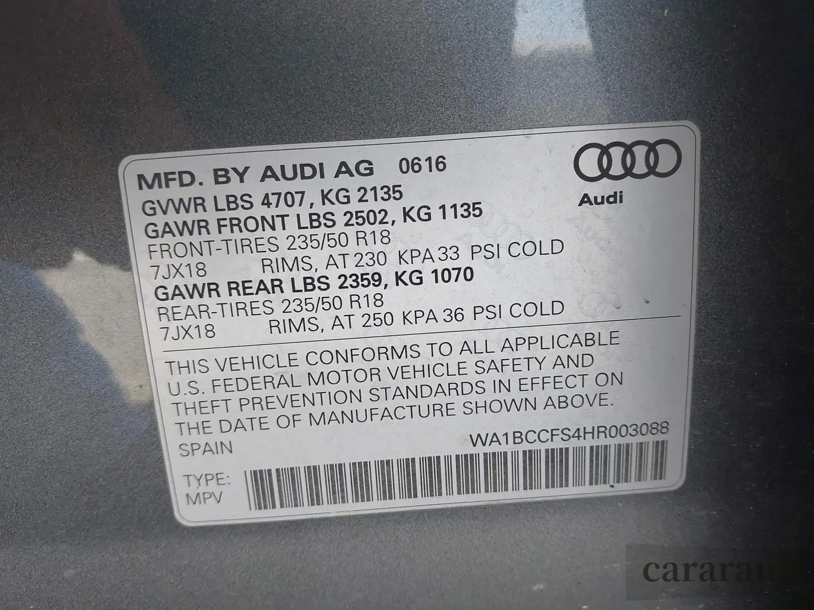 2017 Audi Q3 Premium
