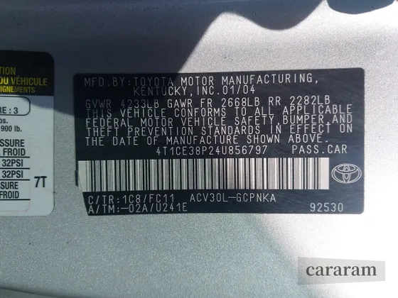 2004 Toyota Solara SPT