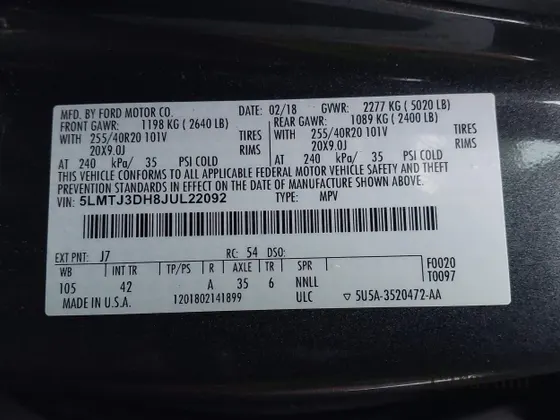 2018 Lincoln MKC Reserve