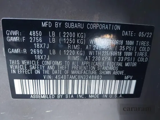 2022 Subaru Outback Limited