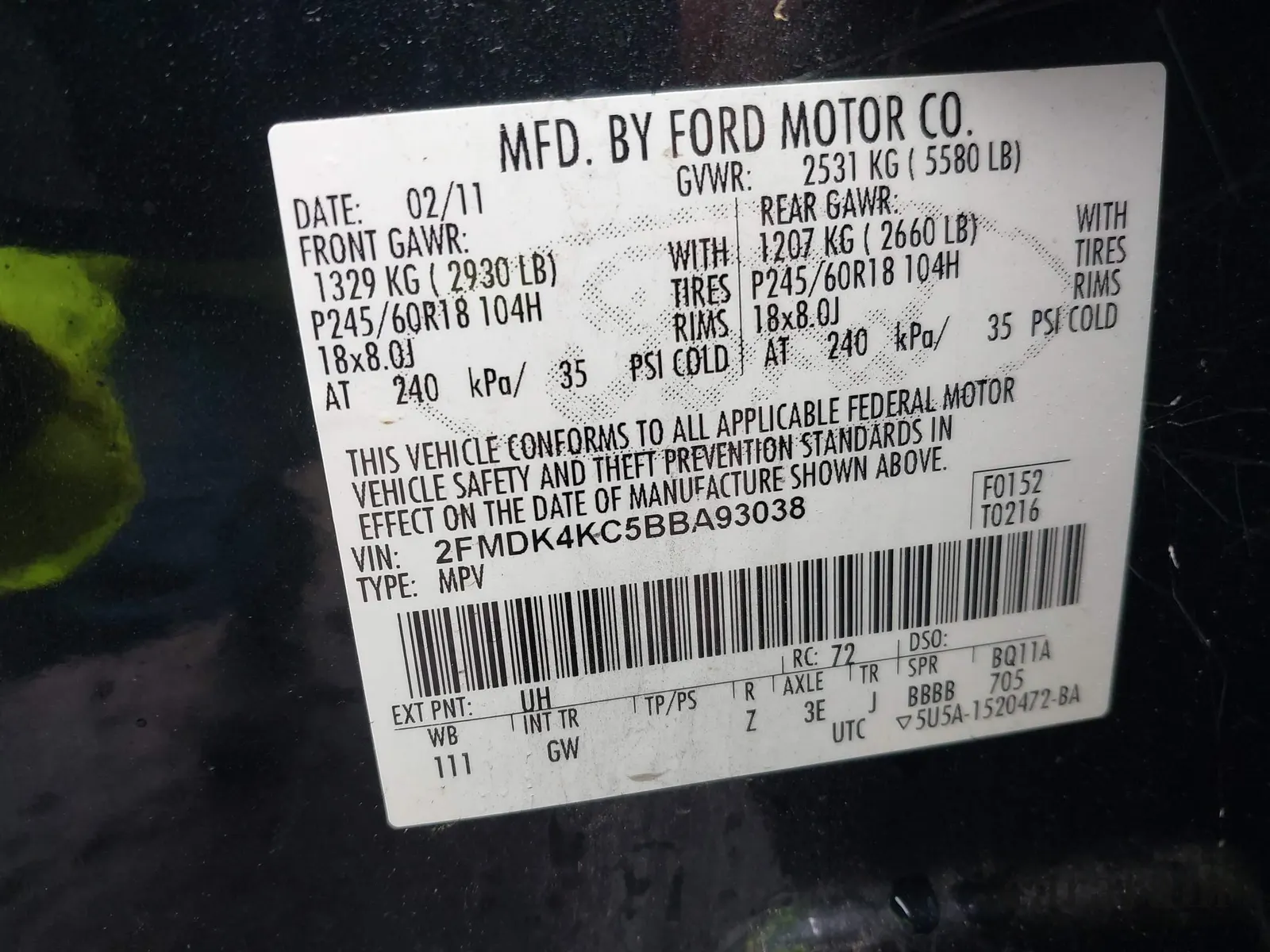 2011 Ford Edge Limited