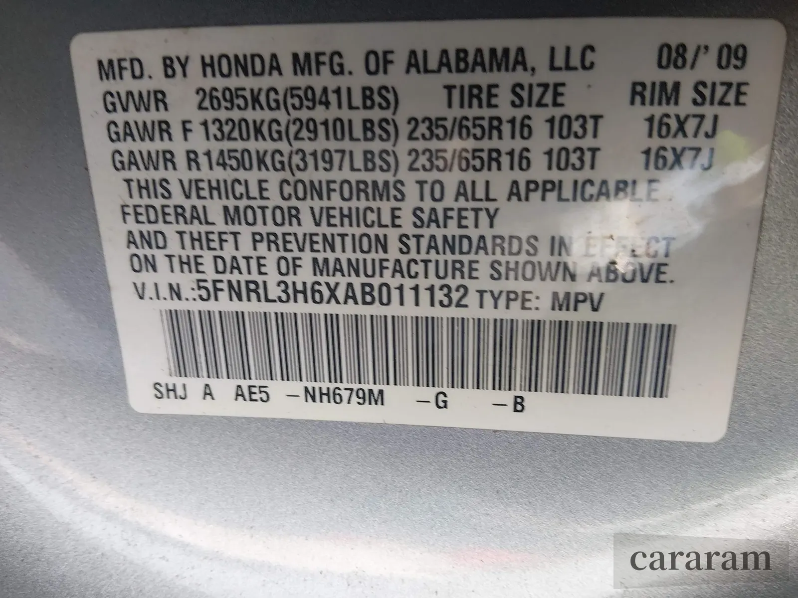 2010 Honda Odyssey EX-L