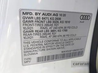 2021 Audi Q8 Premium Plus