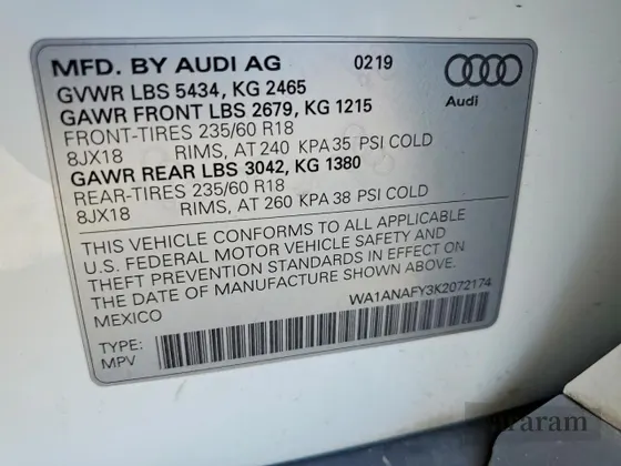 2019 Audi Q5 Premium