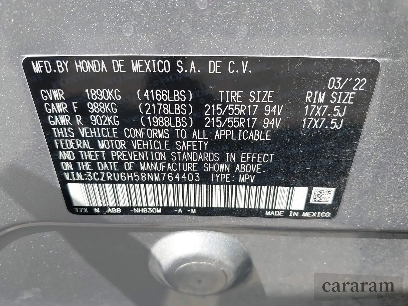 2022 Honda HR-V EX