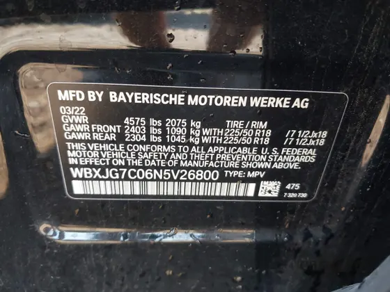 2022 BMW X1 sDrive28i