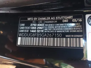 2016 Mercedes-Benz S 550