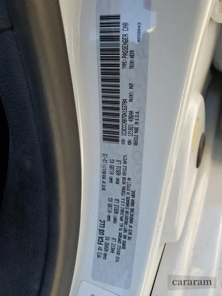 2016 Chrysler 200 Limited