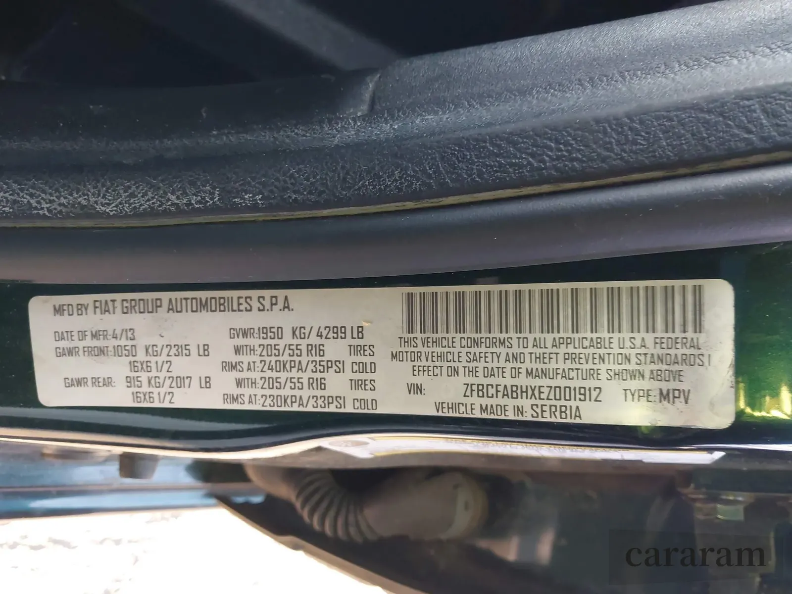 2014 FIAT 500L Easy