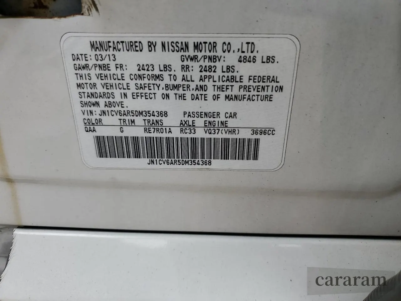 2013 Infiniti G37 x