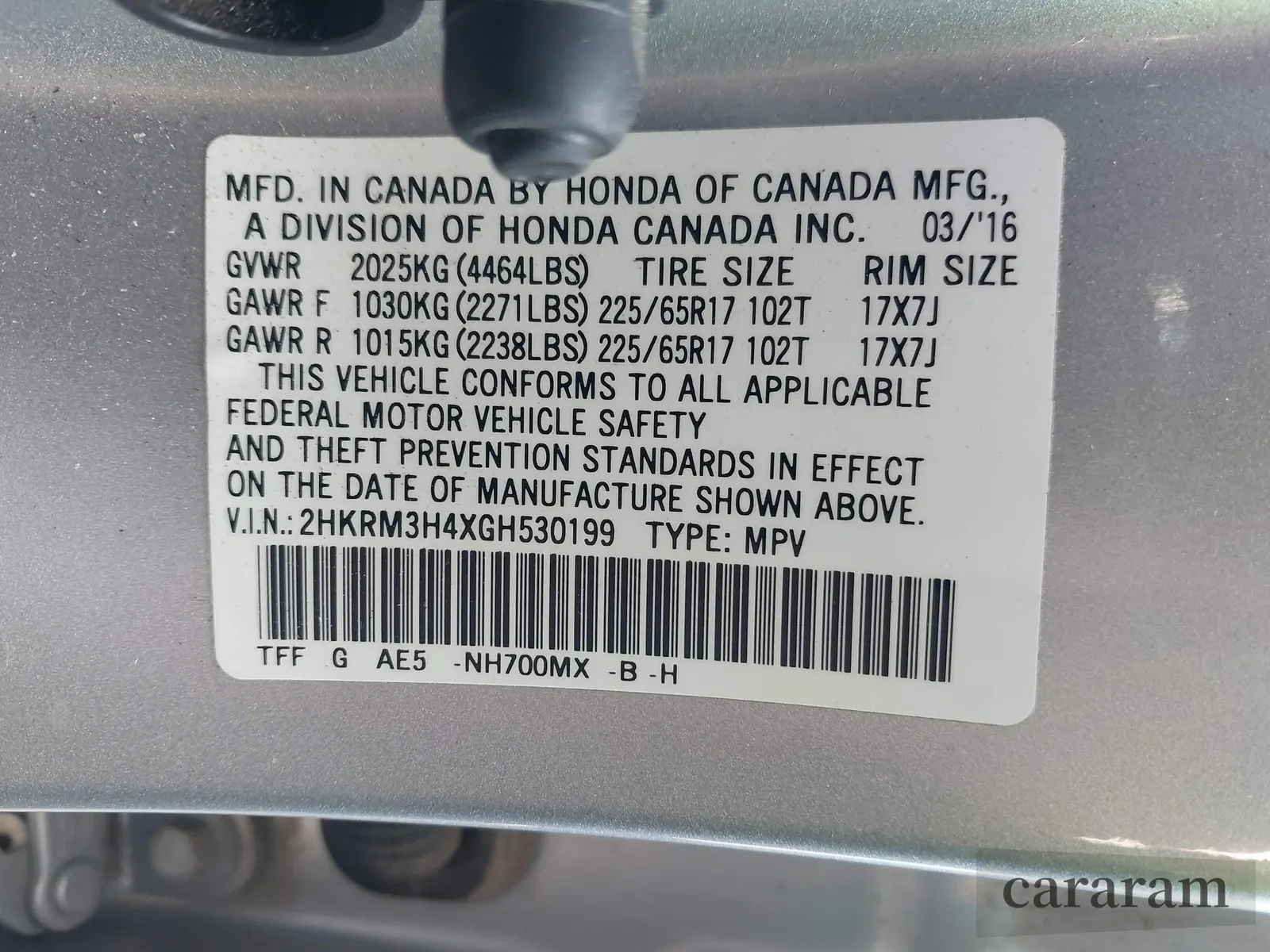 2016 Honda CR-V SE