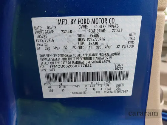 2008 Ford Escape XLT