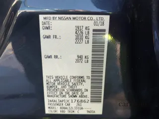 2018 Nissan Altima S
